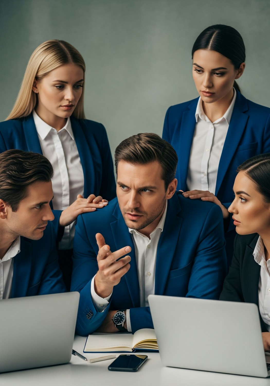 Dashboard con indicatori di performance aziendale su schermo